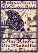 &laquo;&nbsp;Erster Klasse&nbsp;&raquo; (1910) et &laquo;&nbsp;Die Medaille&nbsp;&raquo; (1901) von L. Thoma